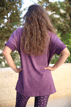 Delicate Power Purple Cotton Coverup