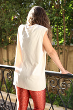 Delicate Power Beige Cotton Coverup