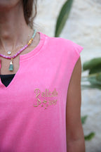 Delicate Power Hot Pink Cotton Coverup
