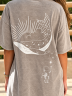 Delicate Power Grey Cotton Coverup