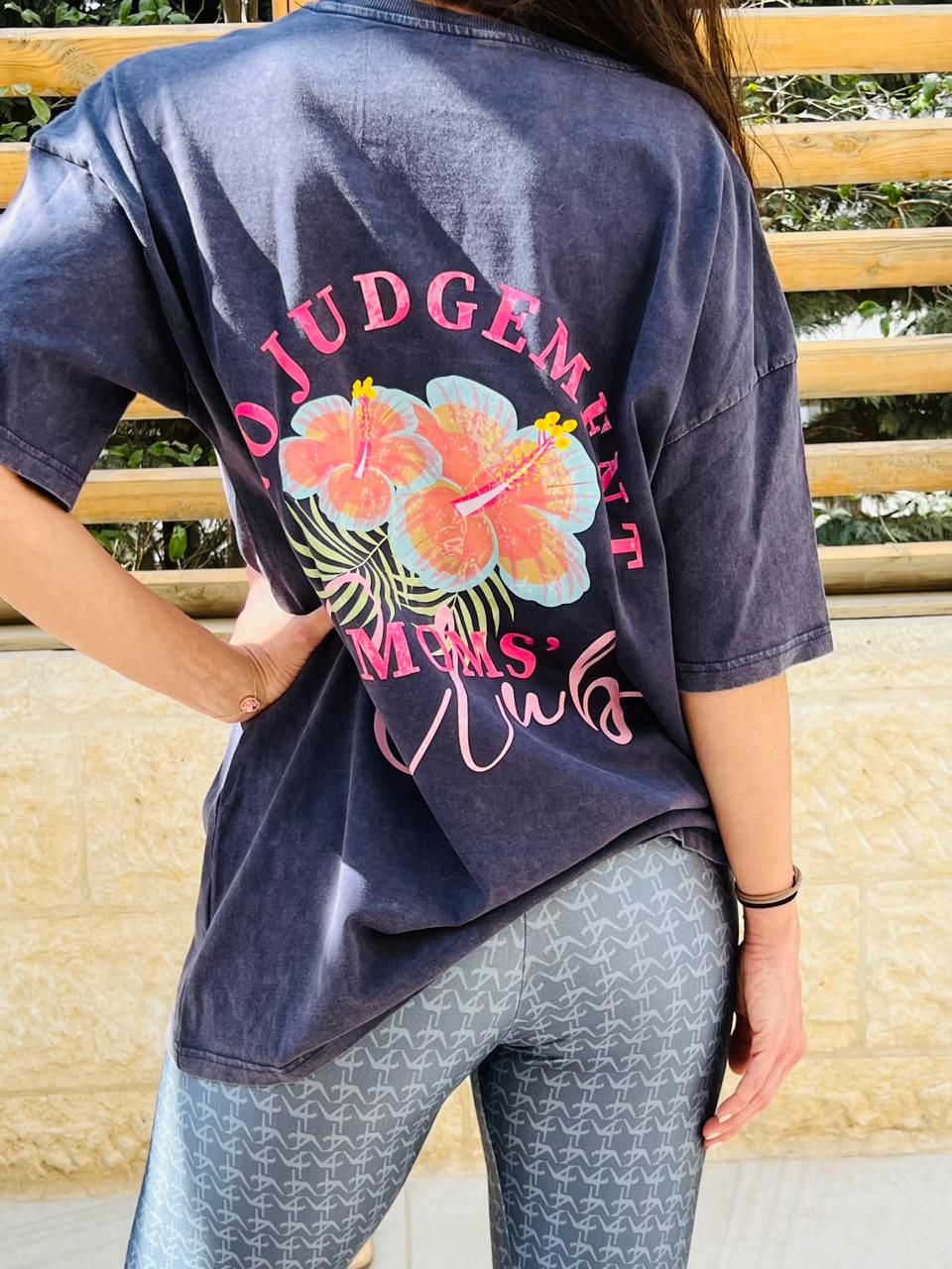 No Judgement Moms Club Coverup T-shirt
