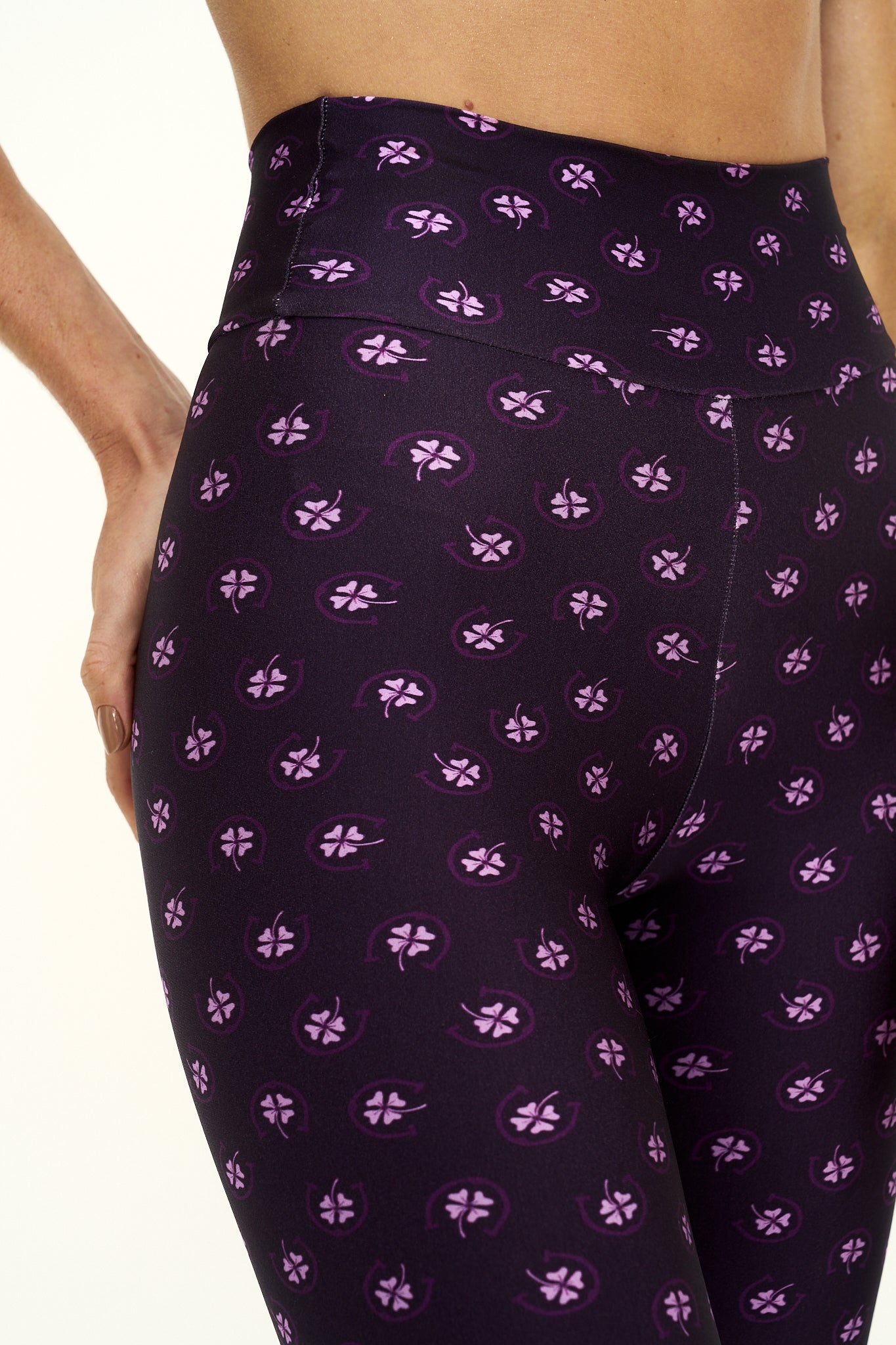 Lucky Purple Slim Set with Top Y