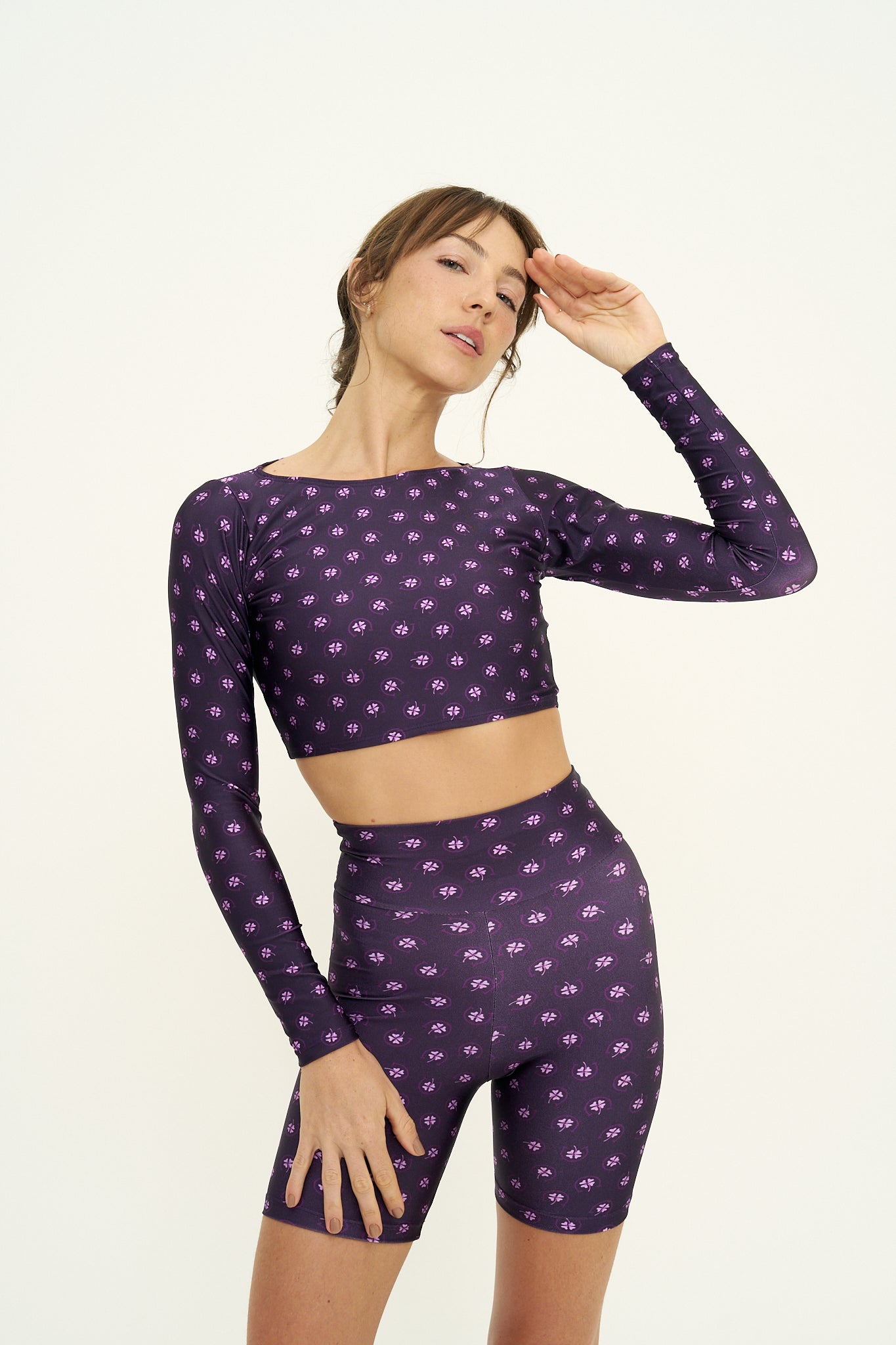 Lucky Purple Top Long Sleeve
