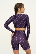 Lucky Purple Top Long Sleeve