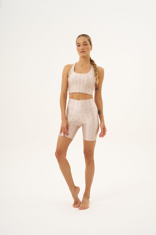 Bloom Slim Shorts Set with Top Y